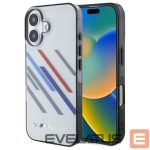 Other Phone Accessory BMW  BMW Motosport IML Random Stripes iPhone 16 Plus Case - Gray 