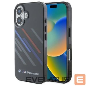 Other Phone Accessory BMW  BMW Motosport IML Random Stripes iPhone 16 Plus Case - Black 