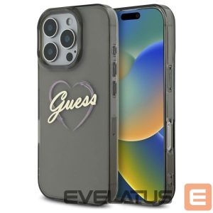 Other Phone Accessory Guess  Guess IML Heart Case for iPhone 16 Pro - Black 