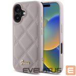 Other Phone Accessory Guess  Guess Quilted Metal Logo iPhone 16 Case - Pink