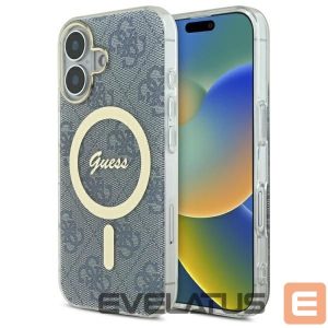 Other Phone Accessory Guess  Guess IML 4G MagSafe iPhone 16 Case - Blue 