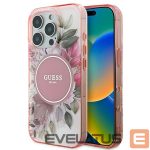 Other Phone Accessory Guess  Guess IML Flower & Tonal Circle MagSafe iPhone 16 Pro Max Case - Pink 