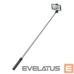 Camera accessory Hurtel  Selfie stick WHS1Y telescopic tripod 1m with phone holder - black 