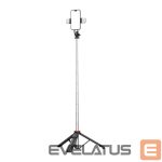 Camera accessory Hurtel  Selfie stick WC13YDS telescopic tripod 1.3m with double lamp and phone holder - black 