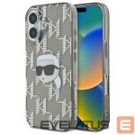 Other Phone Accessory Karl Lagerfeld  Karl Lagerfeld IML Karl Head Electroplated iPhone 16 Case - Black 