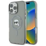 Other Phone Accessory Karl Lagerfeld  Karl Lagerfeld IML Metal Karl Head MagSafe iPhone 16 Pro Case - Black 