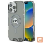 Other Phone Accessory Karl Lagerfeld  Karl Lagerfeld IML Metal Karl Head MagSafe Case for iPhone 16 Pro Max - Black 