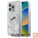 Other Phone Accessory Karl Lagerfeld  Karl Lagerfeld Liquid Glitter Karl & Choupette Head Magsafe Case for iPhone 16 Pro Max - Clear 