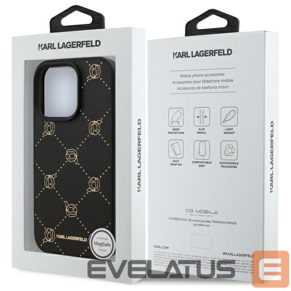 Other Phone Accessory Karl Lagerfeld Karl Lagerfeld Magsafe Karl Head Case for iPhone 16 Pro Max - Black