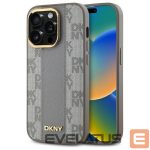 Other Phone Accessory DKNY  DKNY Leather Checkered Mono Pattern MagSafe iPhone 14 Pro Case - Beige 