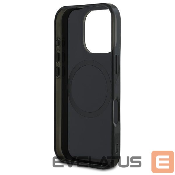 Back panel cover Mercedes-Benz Mercedes MB Double Layer Crossed Lines MagSafe iPhone 16 Pro Case - Black