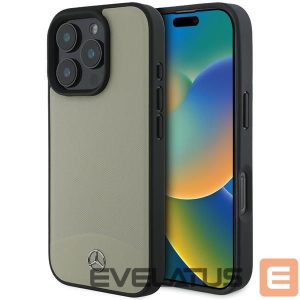 Other Phone Accessory Mercedes-Benz  Mercedes MB Textured and Plain Leather MagSafe case for iPhone 16 Pro Max - beige 