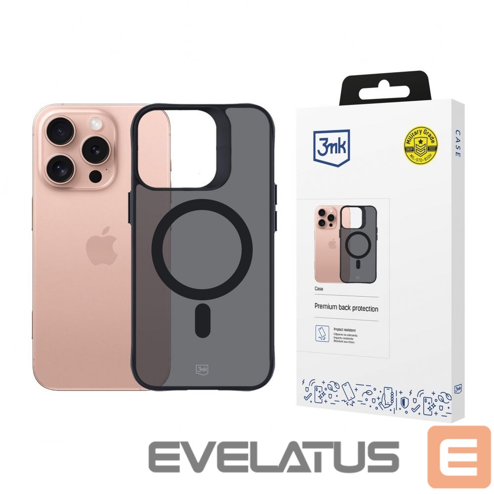 Other Phone Accessory 3MK 3mk Smoke MagCase case with MagSafe for iPhone 16 Pro