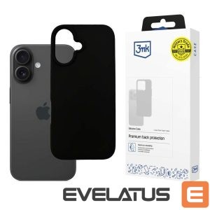 Other Phone Accessory 3MK  3mk Silicone Case for iPhone 16 Plus - Black 