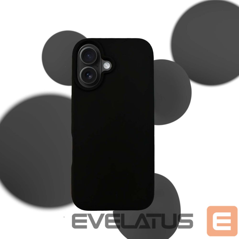 Other Phone Accessory 3MK 3mk Silicone Case for iPhone 16 Plus - Black