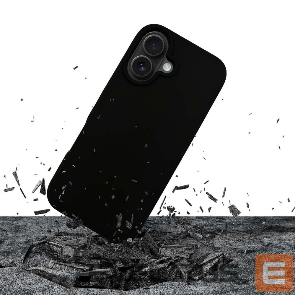 Other Phone Accessory 3MK 3mk Silicone Case for iPhone 16 Plus - Black