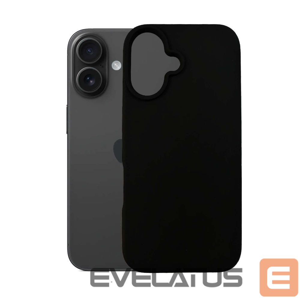 Other Phone Accessory 3MK 3mk Silicone Case for iPhone 16 Plus - Black