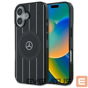 Other Phone Accessory Mercedes-Benz  Mercedes MB Double Layer Crossed Lines MagSafe case for iPhone 16 - black 