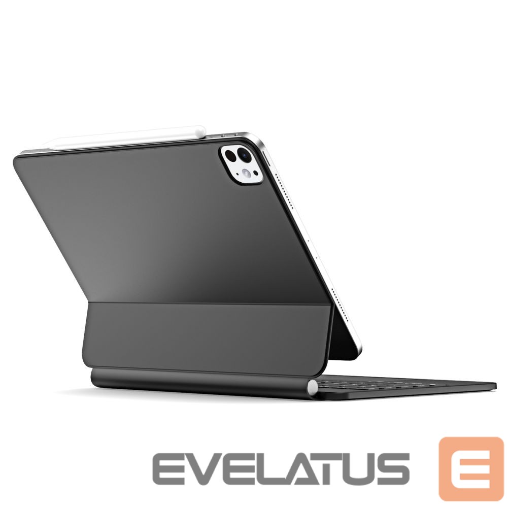 Back panel cover Dux Ducis Dux Ducis Keyboard (MK Series) Case with Bluetooth Keyboard for iPad Pro 11" 2024 - Black