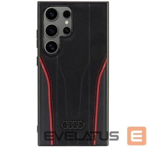 Other Phone Accessory Audi  Audi Genuine Leather MagSafe S24 Ultra S928 black-red hardcase AU-TPUPCS24U-R8/D3-RD 