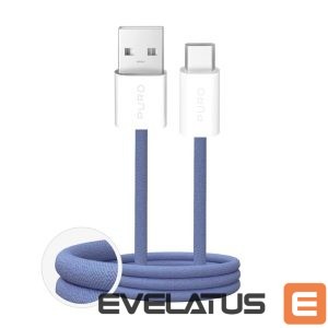 Cable Puro  Puro Fabrik 2.0 10W USB-A - USB-C Braided Cable 1.5m - Blue 