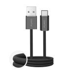 Cable Puro  Puro Fabrik 2.0 10W USB-A - USB-C Braided Cable 1.5m - Black 