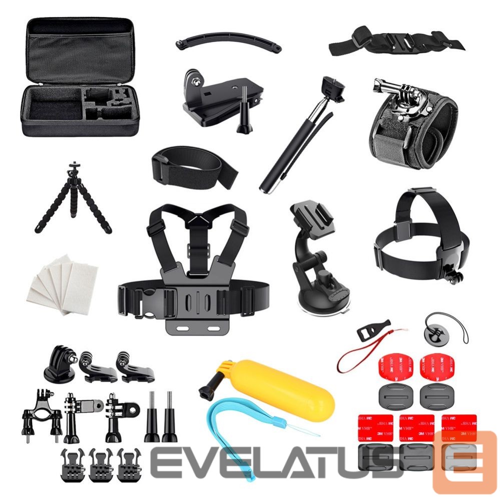 Camera accessory Hurtel Set of 50 in 1 accessories for GoPro SJCAM sports cameras