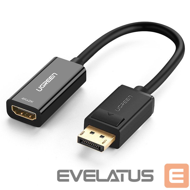 Cable Ugreen Cable from DisplayPort (Male) to HDMI (Female) (Unidirectional) 1080P 60Hz 12bit Black (40362)
