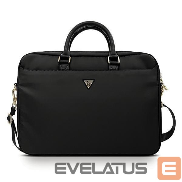 Laptop Bag Guess Guess Nylon Triangle Logo bag for a 16" laptop - black