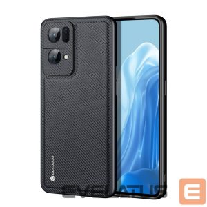 Back panel cover Dux Ducis  Dux Ducis Fino case cover covered with nylon material Oppo Reno7 Pro 5G black 