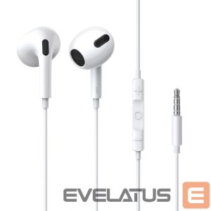 Wired headphones Baseus  Baseus Encok H17 3.5mm minijack wired headphones white (NGCR020002) 