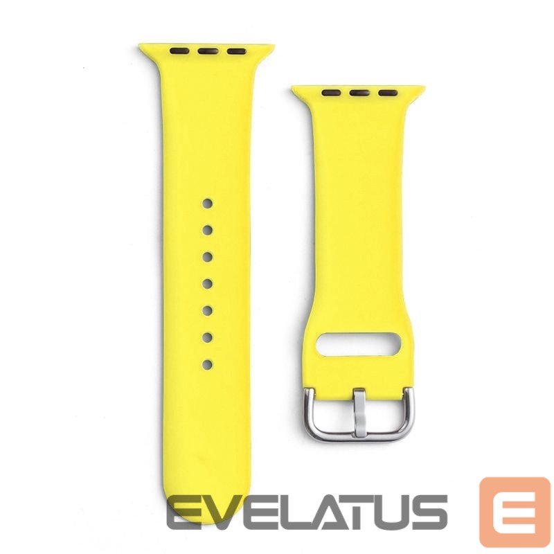 Strap Hurtel Silicone Strap APS for Apple Watch 38/40/41mm Strap Watch Bracelet - Yellow