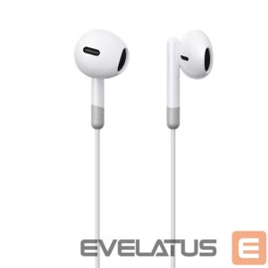 Wired headphones Joyroom  Joyroom JR-EW01 in-ear wired mini jack headphones with remote control - white 