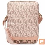 Back panel cover Guess  Guess Bag GUTB10HGCFSEP 10" pink/pink GCube Stripe Tablet Bag 