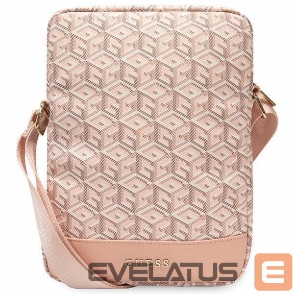 Back panel cover Guess Guess Bag GUTB10HGCFSEP 10" pink/pink GCube Stripe Tablet Bag