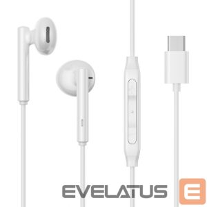 Wired headphones Joyroom  Joyroom JR-EC05 USB-C in-ear headphones - white 