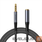 Converter Joyroom  Joyroom stereo audio cable AUX 3.5 mm mini jack (male) - mini jack (female) 1.2 m black (SY-A09) 