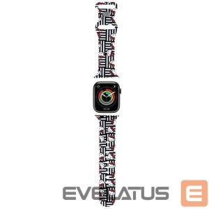 Strap Hello Kitty  Hello Kitty Silicone Heads & Stripes Strap for Apple Watch 38/40/41mm - Black 