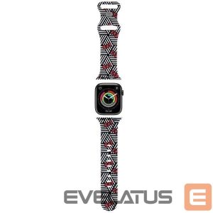 Strap Hello Kitty  Hello Kitty Silicone Bows & Stripes Strap for Apple Watch 38/40/41mm - Black 