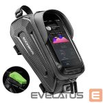 Bicycle accessory Rockbros  Rockbros B68 Bike Pannier for Frame, Armored, with Phone Pocket and Cover, 1.7L - Black 