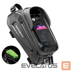 Bicycle accessory Rockbros  Rockbros B68 Bike Pannier for Frame, Armored, with Phone Pocket and Cover, 1.7L - Black 