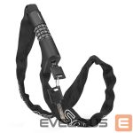 Bicycle accessory Rockbros  Rockbros 3230002001 bicycle lock with combination and key - black 