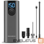 Bicycle accessory Rockbros  Rockbros 42720001001 Electric Bike Pump with LED Display + USB-C - USB-A Cable - Black 