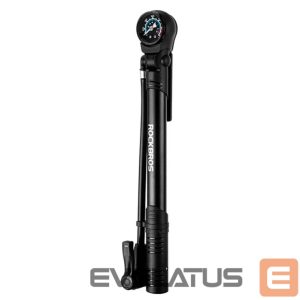 Bicycle accessory Rockbros  Rockbros 42310006001 bicycle pump with pressure gauge - black 