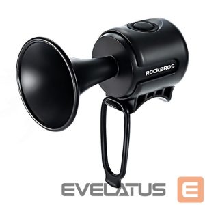 Bicycle accessory Rockbros  Rockbros 34210002001 electronic bicycle bell - black 