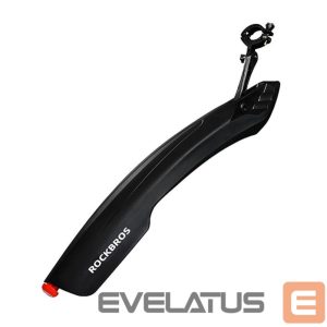 Bicycle accessory Rockbros  Rockbros DNB8001 mudguard with red LED light - black 