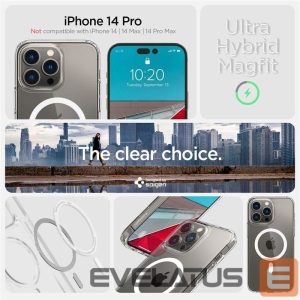 Back panel cover Spigen  White || Transparent 