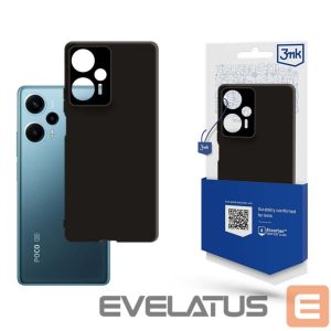 Back panel cover 3MK  3mk Matt Case for Poco F5 - black 