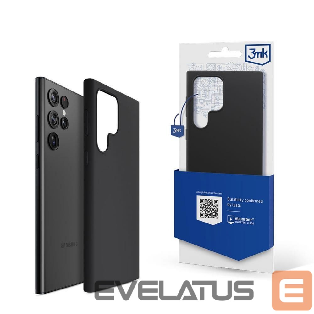 Other Phone Accessory 3MK 3mk Silicone Case for Samsung Galaxy S24 Ultra - black
