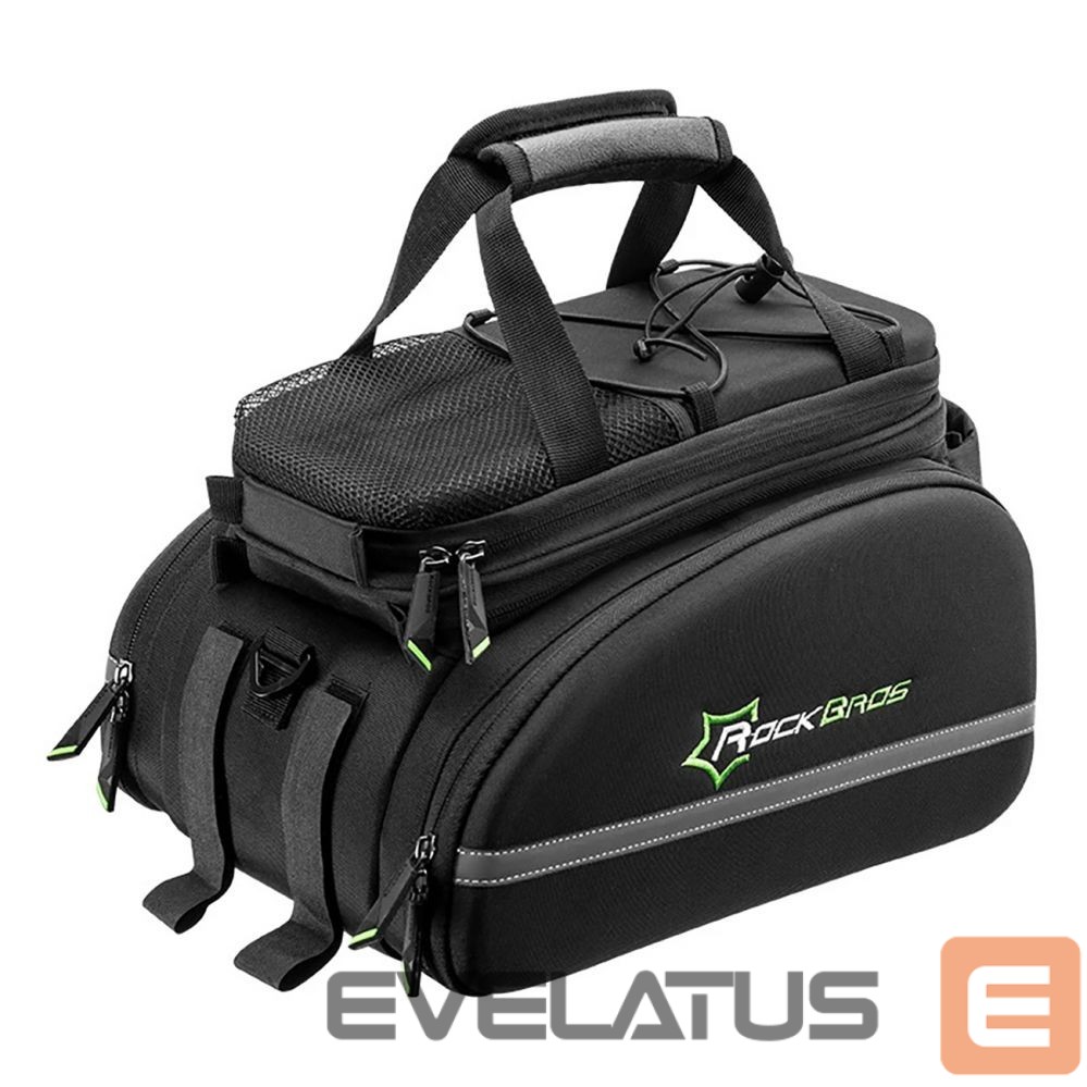 Bicycle accessory Rockbros Rockbros A6-03BK bicycle bag for trunk 35 l with fold-out pockets - black